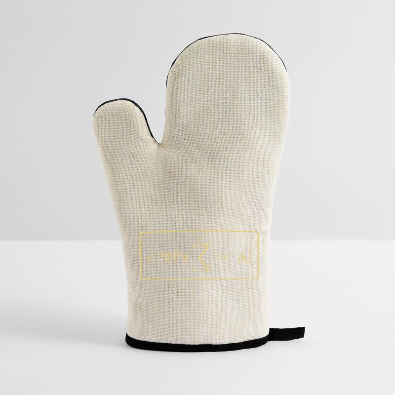 Quantum Physics Quantum Physics Quantum Leap Oven glove with rubber coating