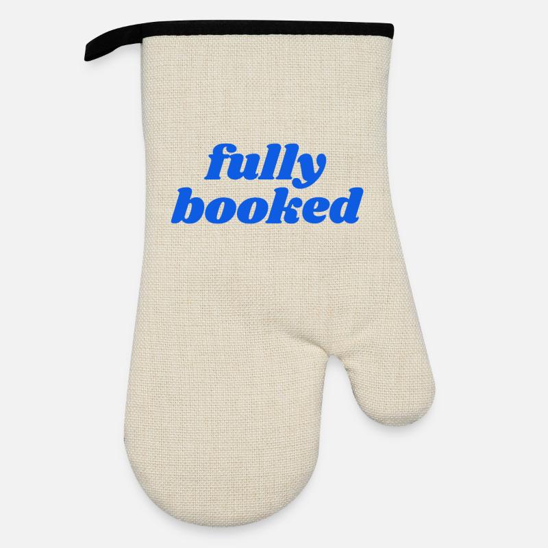 fully booked - Ofenhandschuh mit Gummibeschichtung - Leinen/Schwarz 