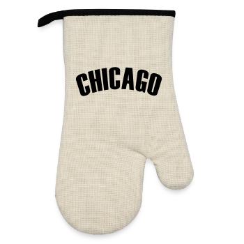 Chemise Chicago - Gant de cuisine avec revêtement en caoutchouc - lin/noir  - Devant