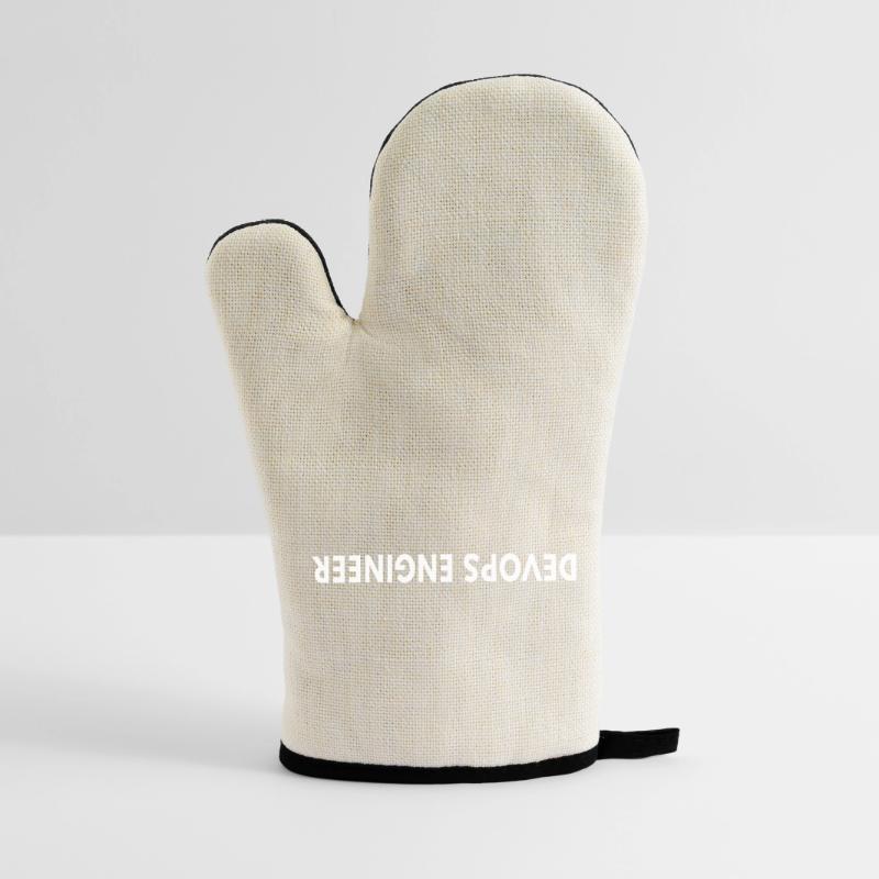 DevOps Engineer - Funny Tech Definition & Coding  Oven glove with rubber coating