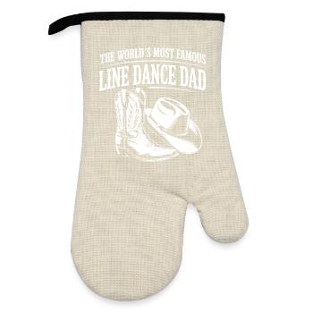 Boot Western Dad Dance en Ligne - Gant de cuisine avec revêtement en caoutchouc - lin/noir  - Devant