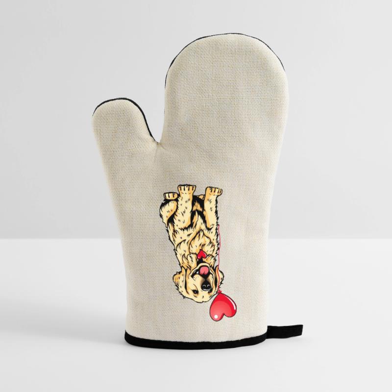 Muttertags Geschenk Mutter Muttertag Geschenkidee  Ofenhandschuh mit Gummibeschichtung