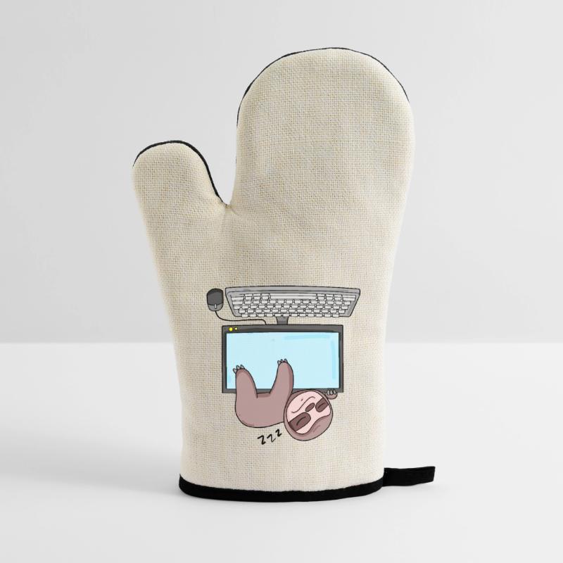 Computer Nerd Programmierer Geschenk Ofenhandschuh mit Gummibeschichtung