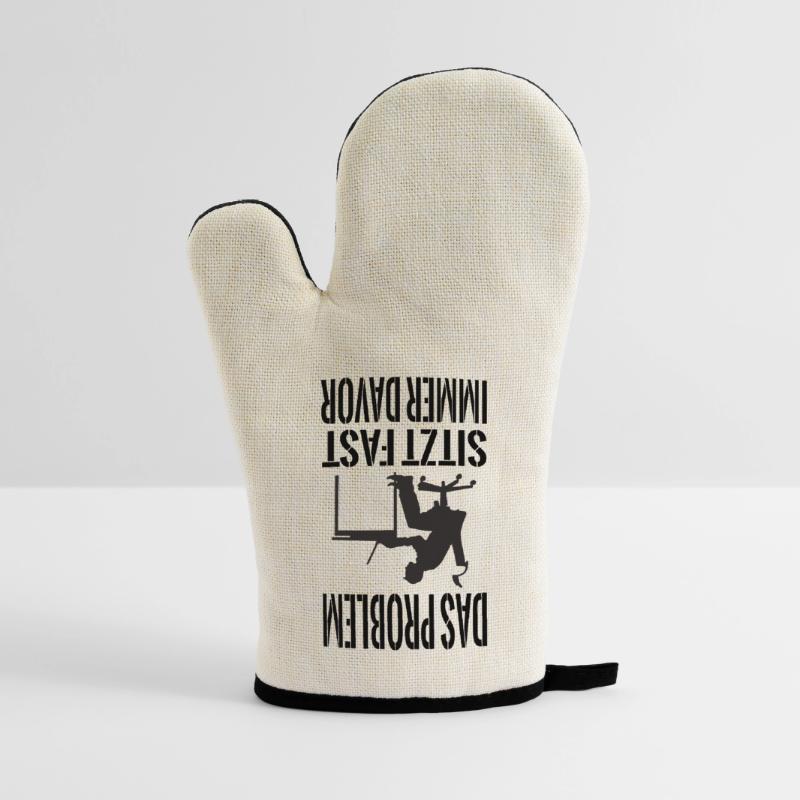 Administrator Admin IT PC Computer Programmierer Ofenhandschuh mit Gummibeschichtung