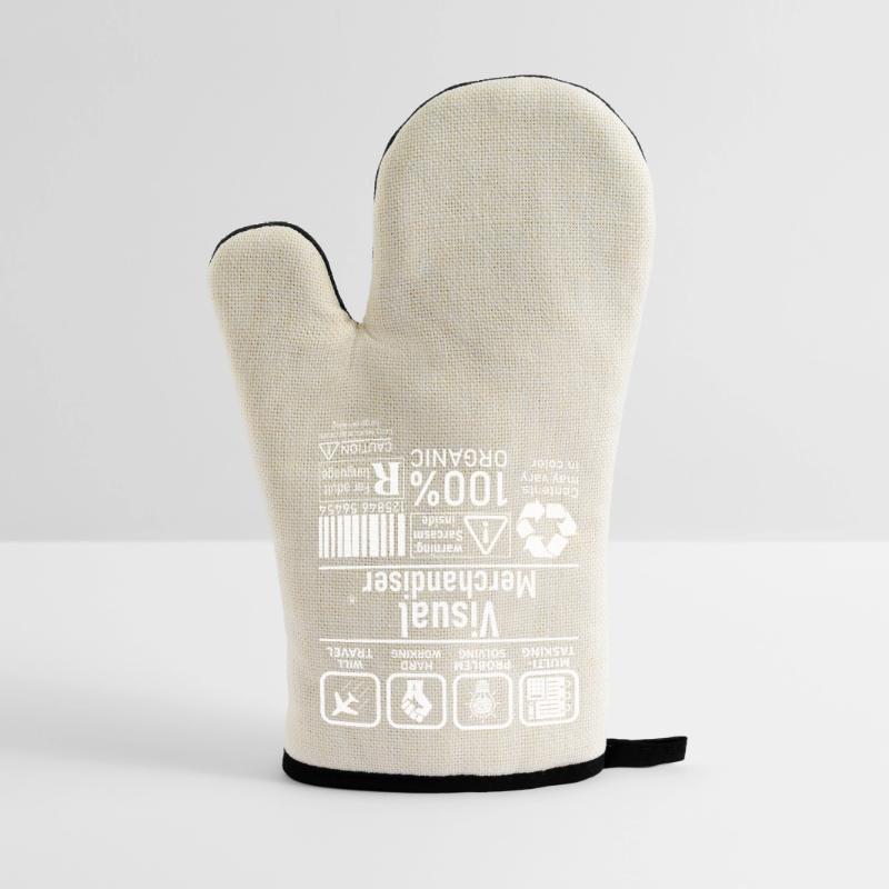 Visual Merchandiser multi tasking problem solving Oven glove with rubber coating