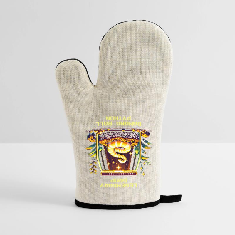 Legendary find: Banana ball python | Python Oven glove with rubber coating