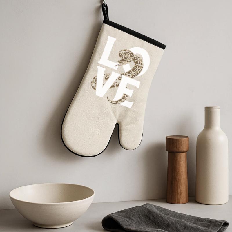 King Python Snakes LOVE Terrarium Python Oven glove with rubber coating