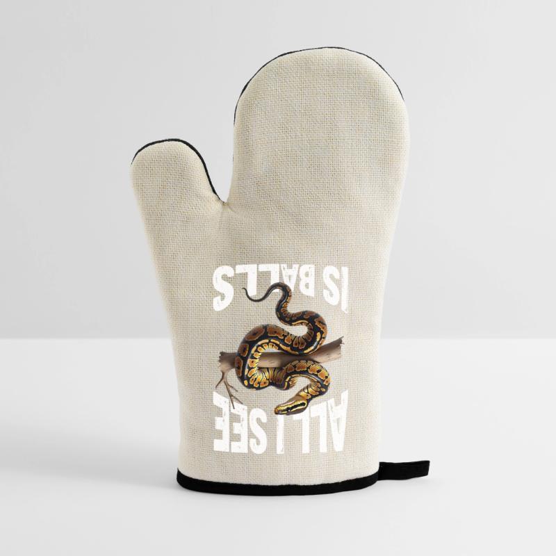 Python roi Serpents Amateurs de terrarium Python Gant de cuisine avec revêtement en caoutchouc