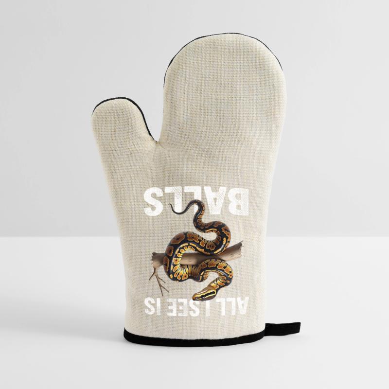 Python roi Serpents Amateurs de terrarium Python Gant de cuisine avec revêtement en caoutchouc