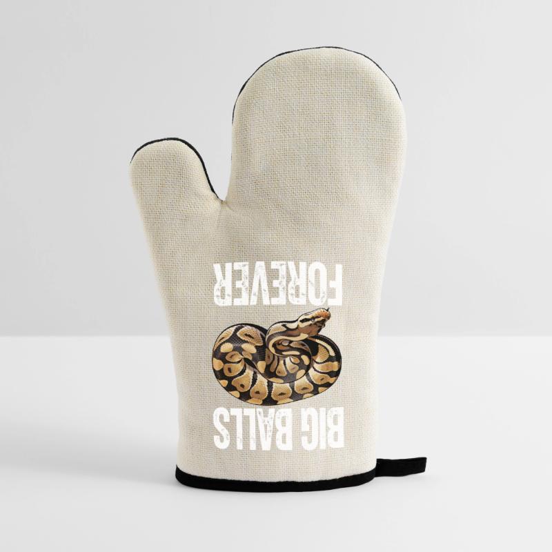 King Python Snakes Lover Terrarium Python Oven glove with rubber coating
