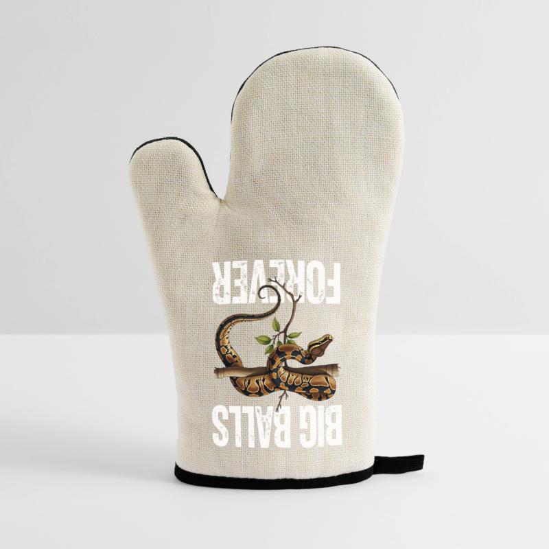King Python Snakes Lover Terrarium Python Oven glove with rubber coating