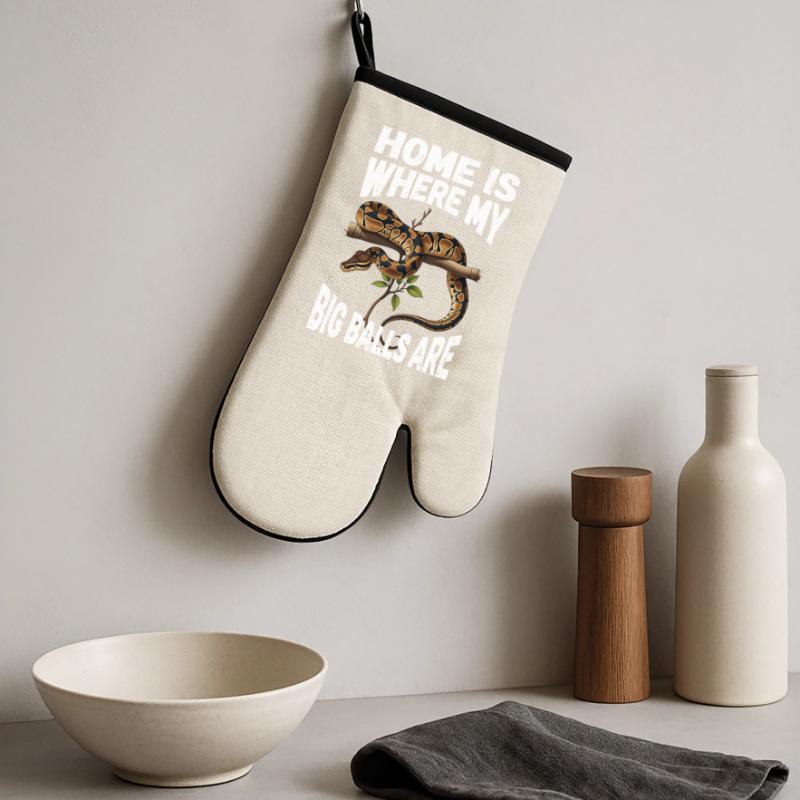 Python roi Serpents Amateurs de terrarium Python Gant de cuisine avec revêtement en caoutchouc