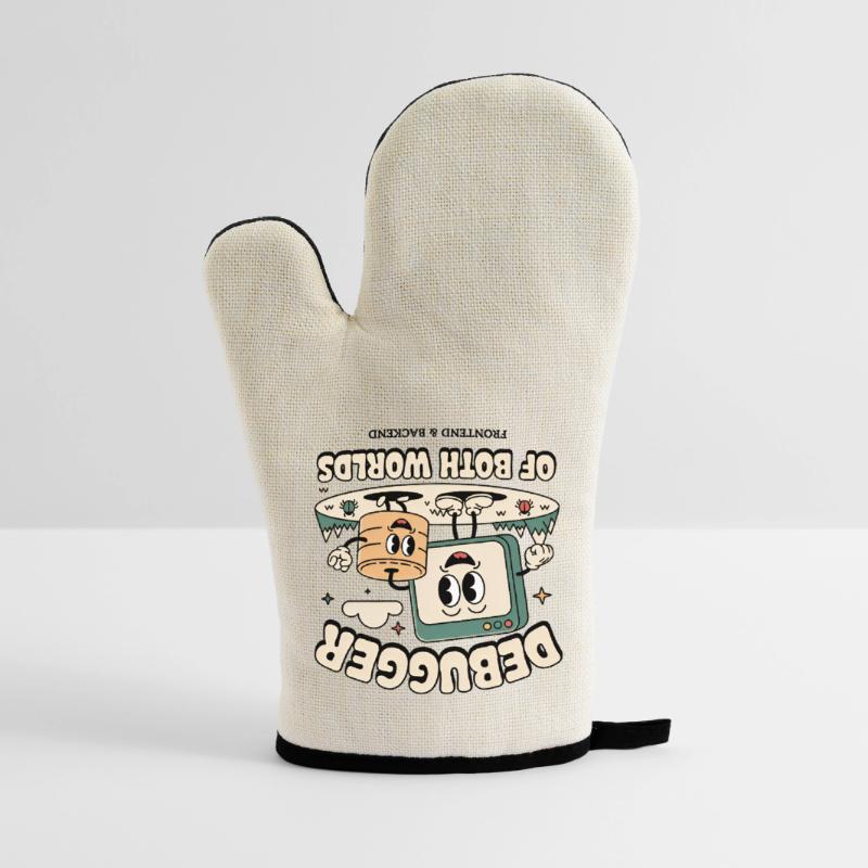 Debugger beider Welten | Debugging Dev Ofenhandschuh mit Gummibeschichtung