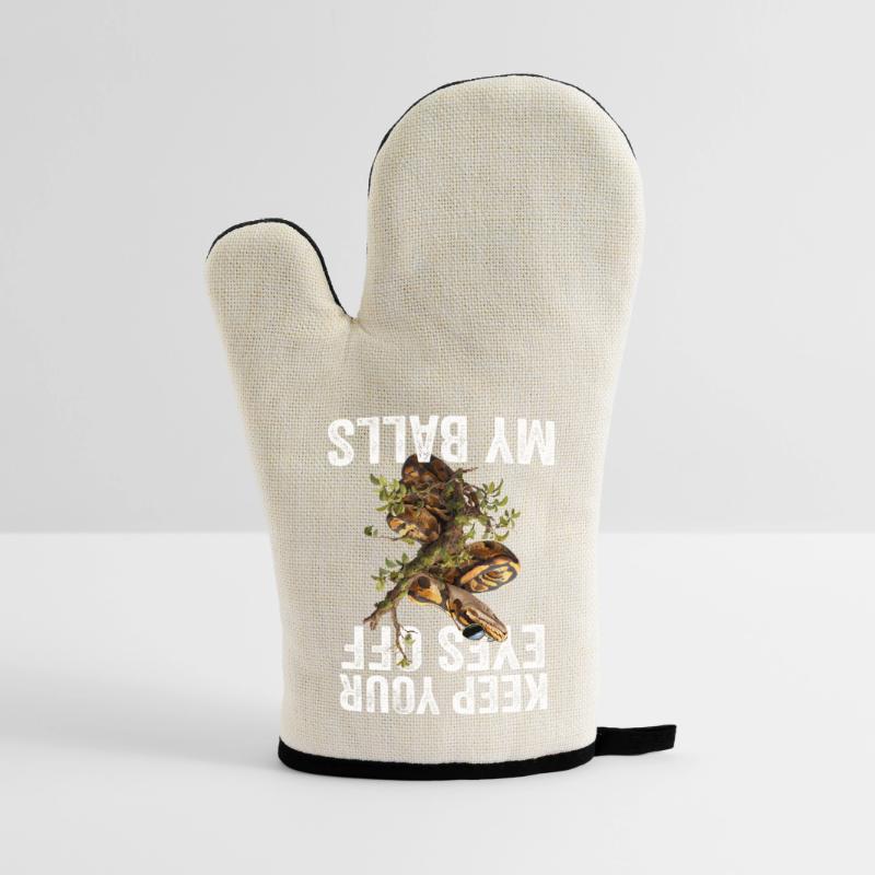 King Python Snakes Lover Terrarium Python Oven glove with rubber coating
