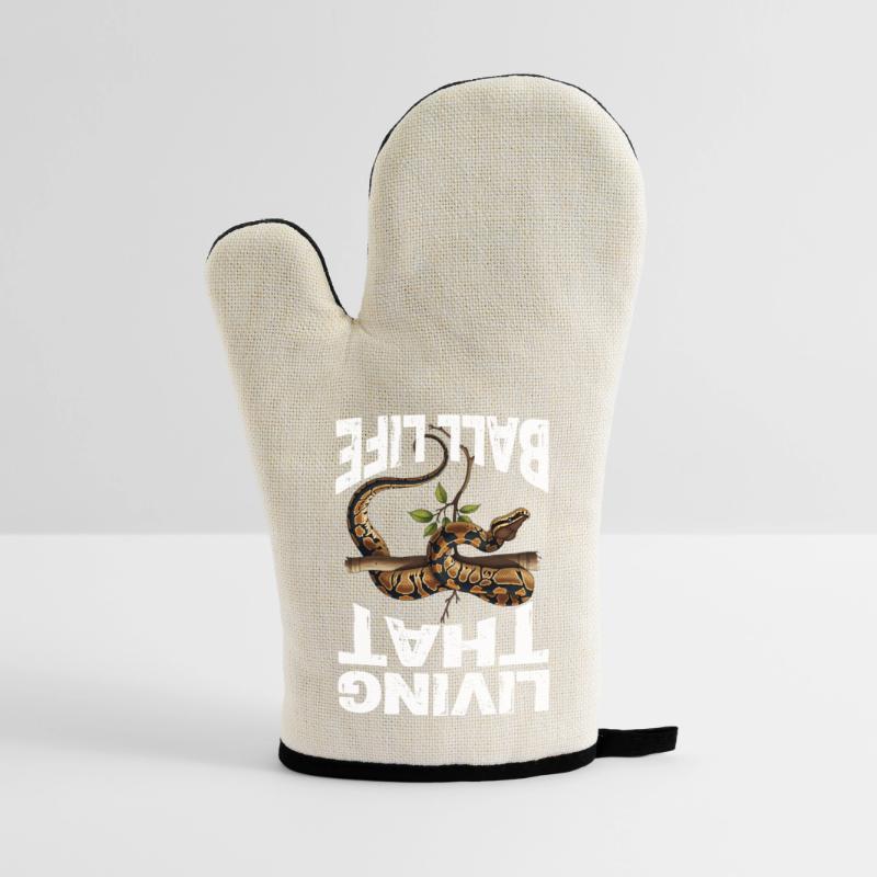 Python roi Serpents Amateurs de terrarium Python Gant de cuisine avec revêtement en caoutchouc