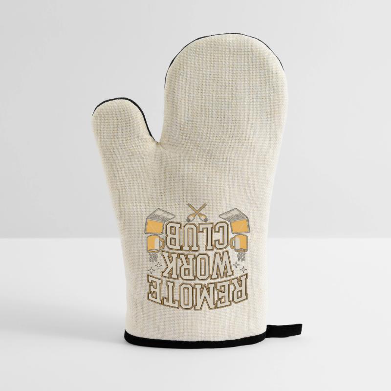 Remote Work Club Web Developer Remote Developer Oven glove with rubber coating
