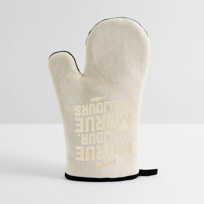 Once cod Cod Oven glove with rubber coating