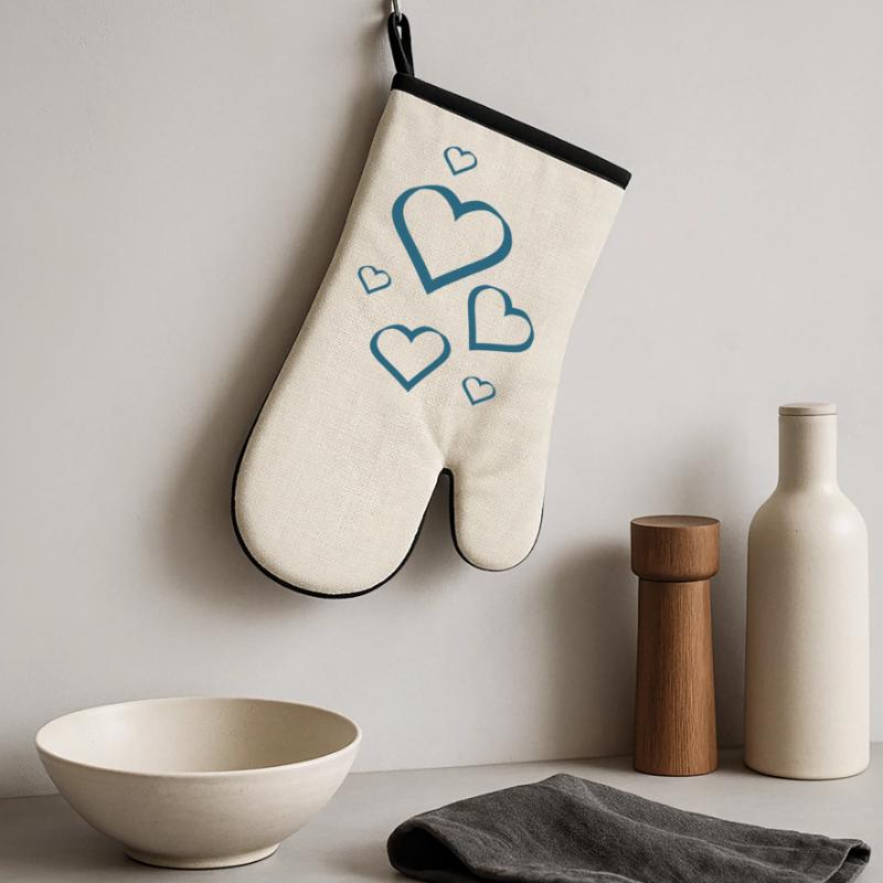 Muttertags Geschenk Mutter Muttertag Geschenkidee  Ofenhandschuh mit Gummibeschichtung