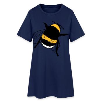 bumblebee - Women’s T-Shirt Dress - light navy - Front
