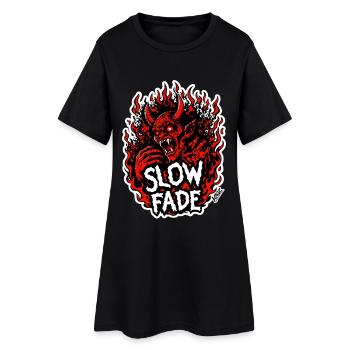 Flamme Démoniaque de lente Disparition - Robe T-shirt Femme - noir - Devant