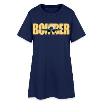 bombardier Su-34 - Robe T-shirt Femme - marine clair - Devant