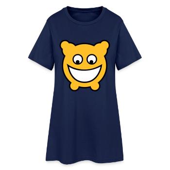 Gloomy is happy! - Women’s T-Shirt Dress - light navy - Front