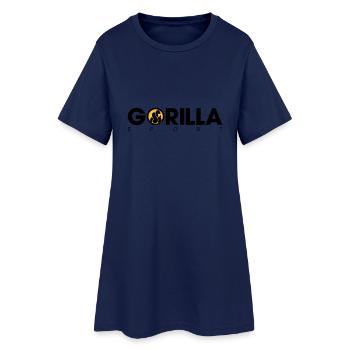 Gorilla Sport - Frauen T-Shirt-Kleid - Light Navy - Vorne
