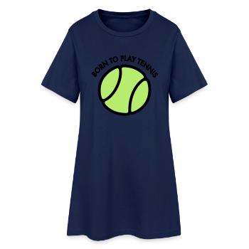 Tennis - Frauen T-Shirt-Kleid - Light Navy - Vorne
