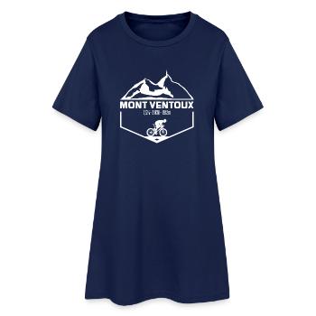 Mont Ventoux - Frauen T-Shirt-Kleid - Light Navy - Vorne