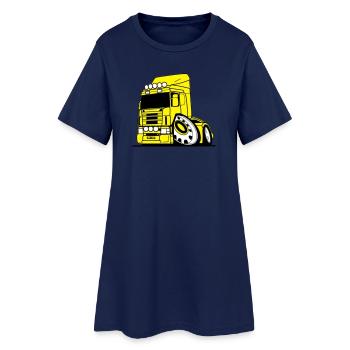 V8 truck Vabis - Women’s T-Shirt Dress - light navy - Front