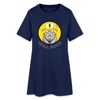 Null Bock Kein Bock Schafbock Ziegenbock Geschenk - Frauen T-Shirt-Kleid - Light Navy - Vorne