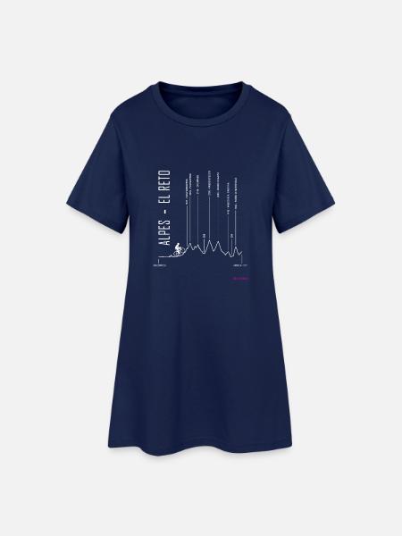ZURICH APRICA pour le noir - Robe T-shirt Femme - marine clair