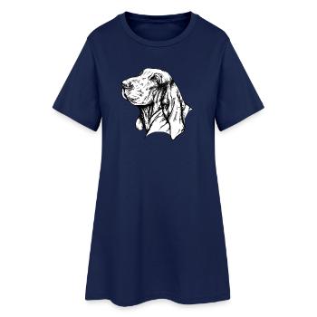 Bracco Italiano Portrait - Robe T-shirt Femme - marine clair - Devant