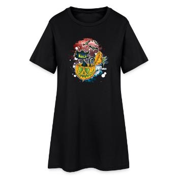 El Gaucho - Robe T-shirt Femme - noir - Devant