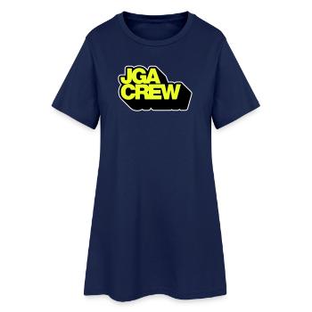 JGA-Crew 3D - Frauen T-Shirt-Kleid - Light Navy - Vorne