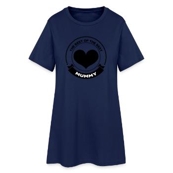 Beste Mama - Muttertag - Frauen T-Shirt-Kleid - Light Navy - Vorne