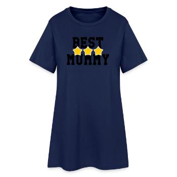Meilleure Maman - Fête des Mères - Robe T-shirt Femme - marine clair - Devant