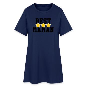 Meilleure Maman - Fête des Mères - Robe T-shirt Femme - marine clair - Devant