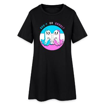 Halloween Gender Reveal - Frauen T-Shirt-Kleid - Schwarz - Vorne