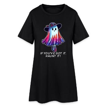 Fantôme Arc-en-Ciel Couture - Robe T-shirt Femme - noir - Devant