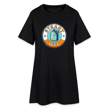 Insigne Steady Oil Vintage - Robe T-shirt Femme - noir - Devant