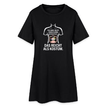 Remplacement du costume de clown du Petit-déjeuner de Clown Carnival - Robe T-shirt Femme - noir - Devant
