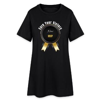 Gagnez votre victoire – Prix du Champion | Motivation Ba - Robe T-shirt Femme - noir - Devant