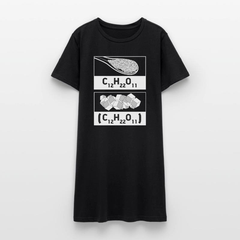 Structural formula chemistry science physics laboratory Women’s T-Shirt Dress