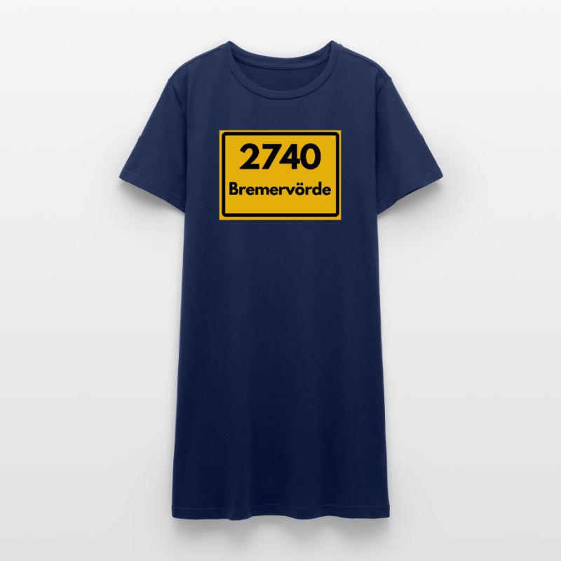 OLD POSTCODE POSTCODE RETRO 2740 BREMERVÖRDE – SEE Women’s T-Shirt Dress
