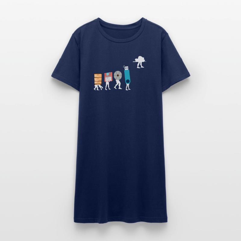 Cloud Computing Funny Programmer Data AI Software Women’s T-Shirt Dress