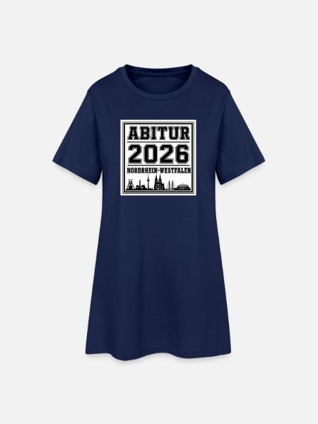 Abitur-2026-NRW - Frauen T-Shirt-Kleid - Light Navy