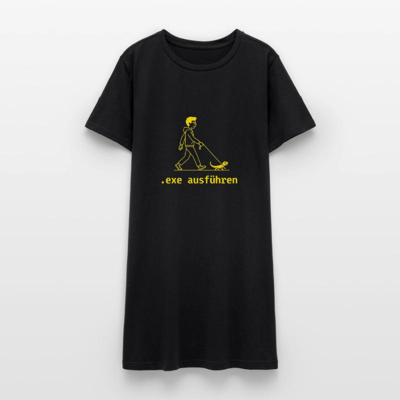 EXE Ausführen Sys Admin Dev Ops Programmierer Frauen T-Shirt-Kleid