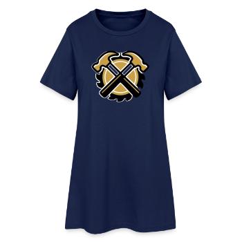 Zimmermann Hammer Logo - Women’s T-Shirt Dress - light navy - Front