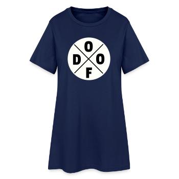 Dumb - Women’s T-Shirt Dress - light navy - Front